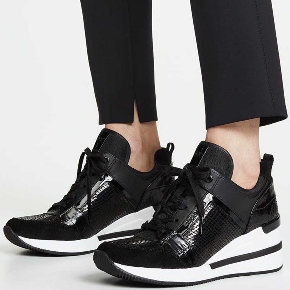 Michael Kors Georgie Trainer Wedge Sneakers